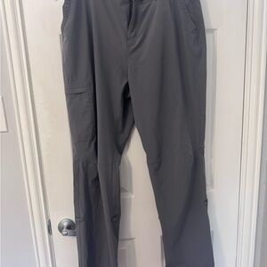 REI Gray Cargo Hiking Pants Regular Fit
